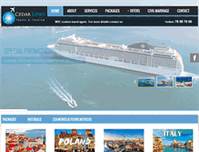 Tablet Screenshot of cedar-links.com